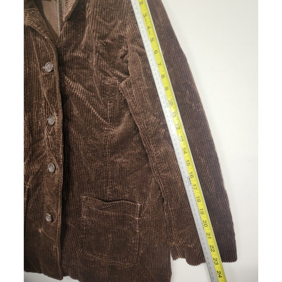 J. Jill Women's Button-Up Classic Preppy Blazer Brown Size M - Picture 8 of 11